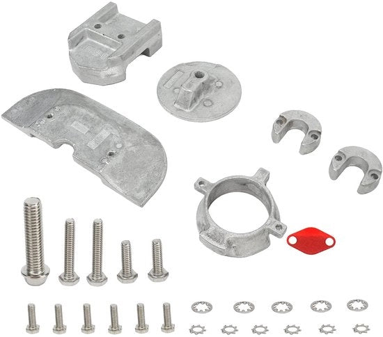 Kit di Anodo in Alluminio - Alta Resistenza - 29 Pezzi - Impermeabile - Antiossidante - Adatto per Mercruiser Alpha One Gen 2 - Numero di Riferimento Originale 888756Q01