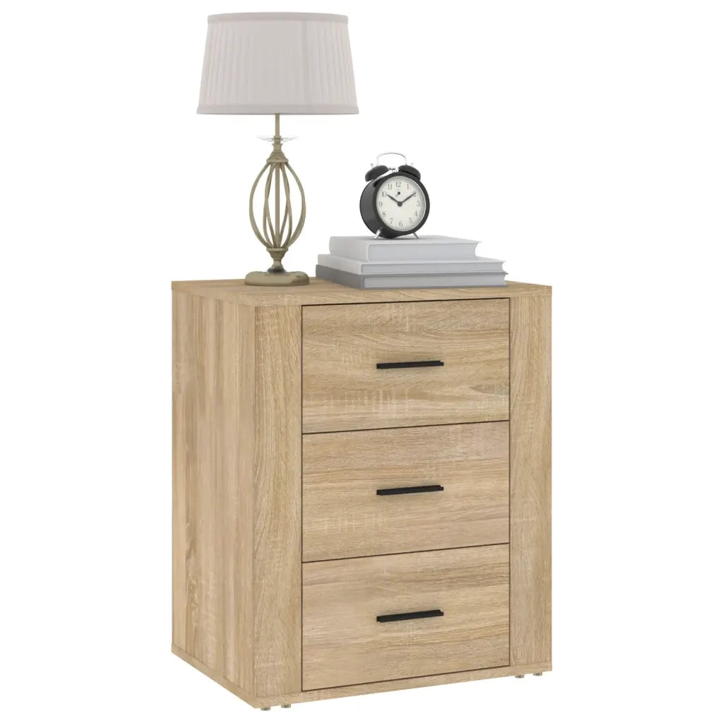Comodino Rovere Sonoma 50x36x60 cm in Legno Multistrato 816715