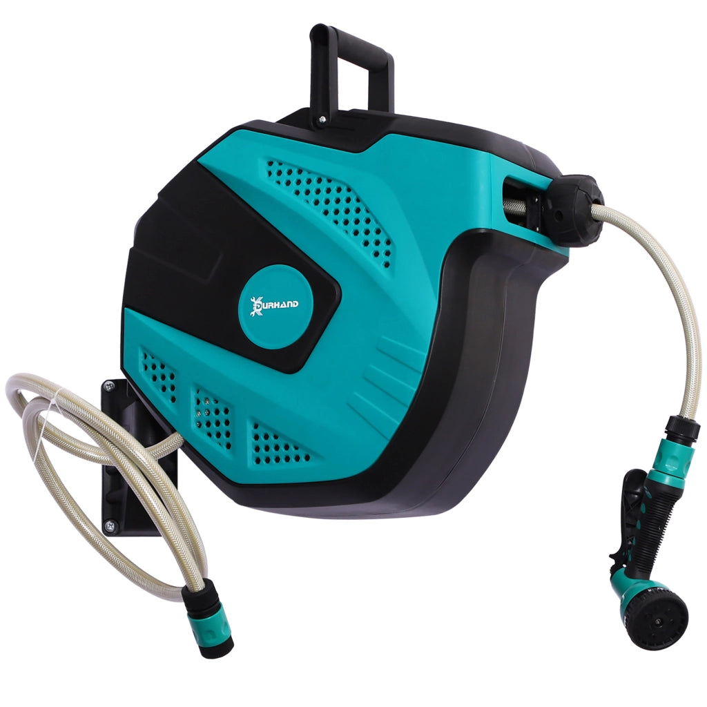 Irrigatore Automatico a Parete ¨C zephmum ¨C Nero e Verde, Plastica, 44x22.5x41 cm