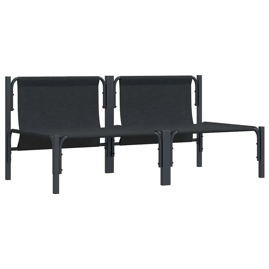 Mobili da Esterno 2 Pezzo Antracite 80 x 80 x 71 cm Acciaio 42009988