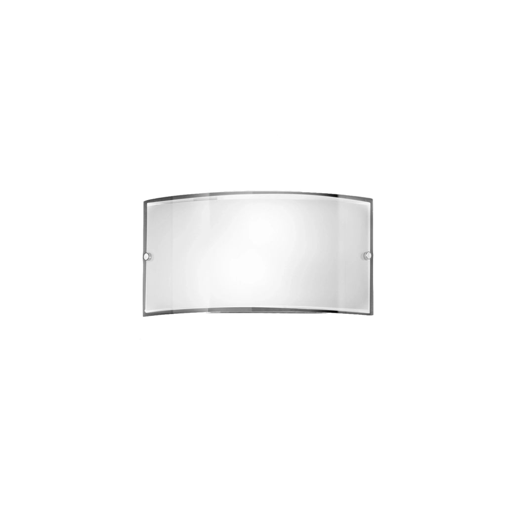 Applique Contemporanea Drop Metallo Bianco 2 Luci E27