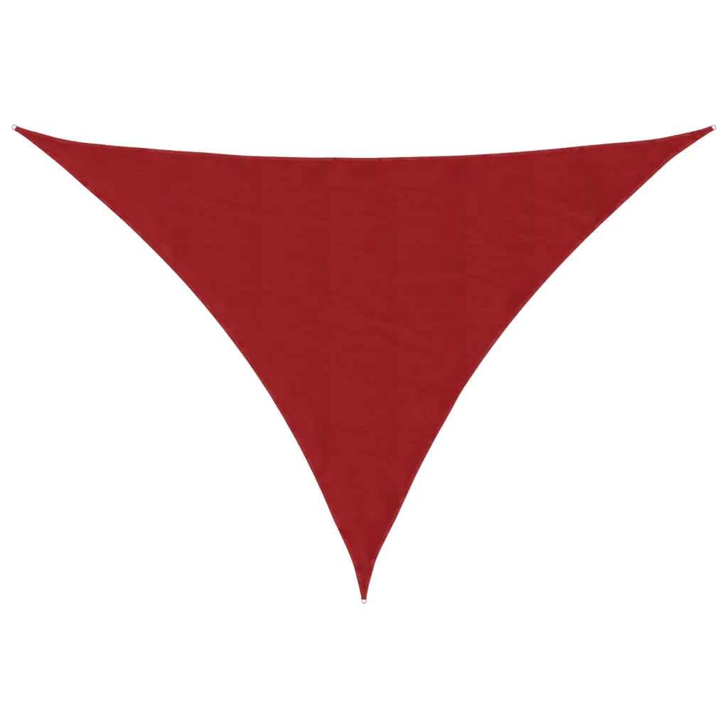 Parasole a Vela Oxford Triangolare 3x3x4,24 m Rosso 135667