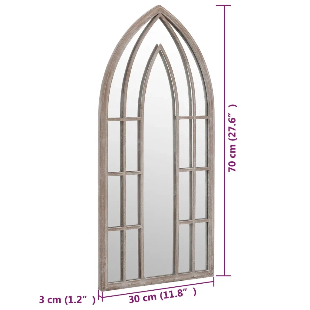 Specchio Sabbia 70x30 cm Ferro per Uso Interno