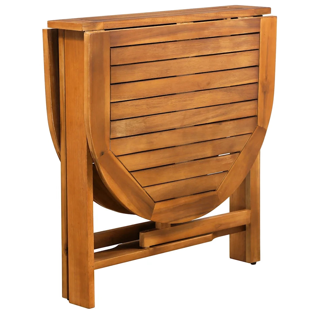 Set da pranzo da giardino da 5 pz in Legno Massello di Acacia 3086969