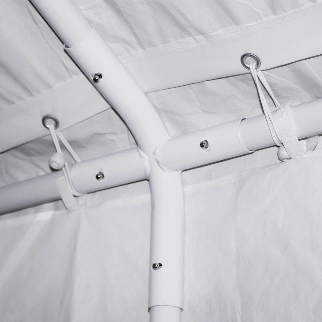 Tendone per festei, 4x8m, bianco, bianco