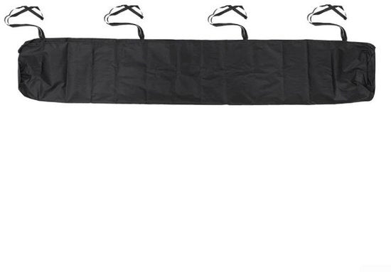 Tenda da Pergola Acquaparante per Terrazza - Protezione Esterna per Patio - Tela 210DPU - 3,5 m - Nero