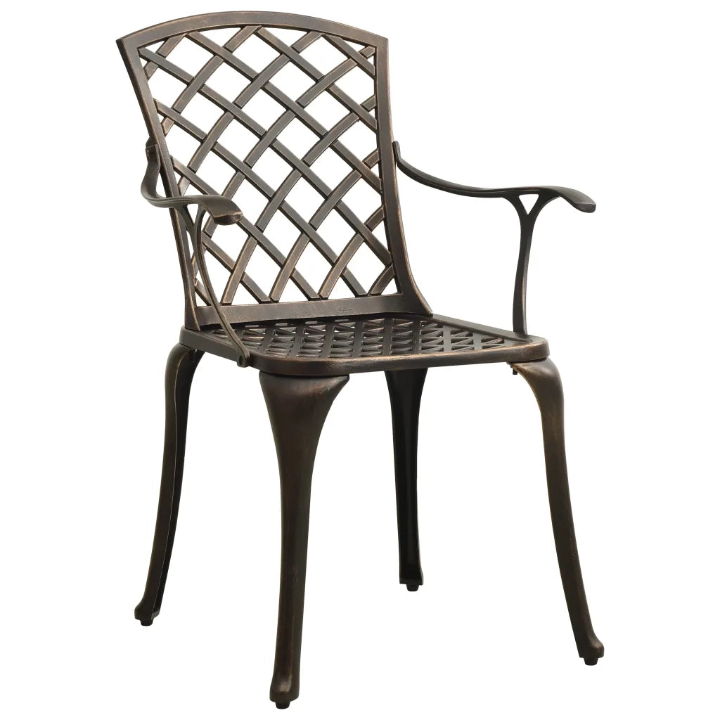 Set da Bistrot 5 pz in Alluminio Pressofuso Bronzo 3070610