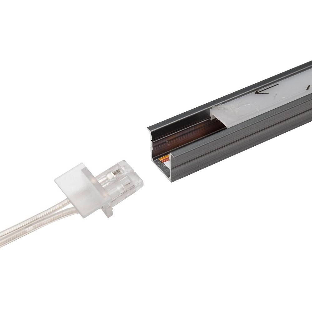 Trade Shop - Kit Barra Led 12w Profilo Alimentatore 24 W 12 V Luce 4000k Interruttore Sensore -