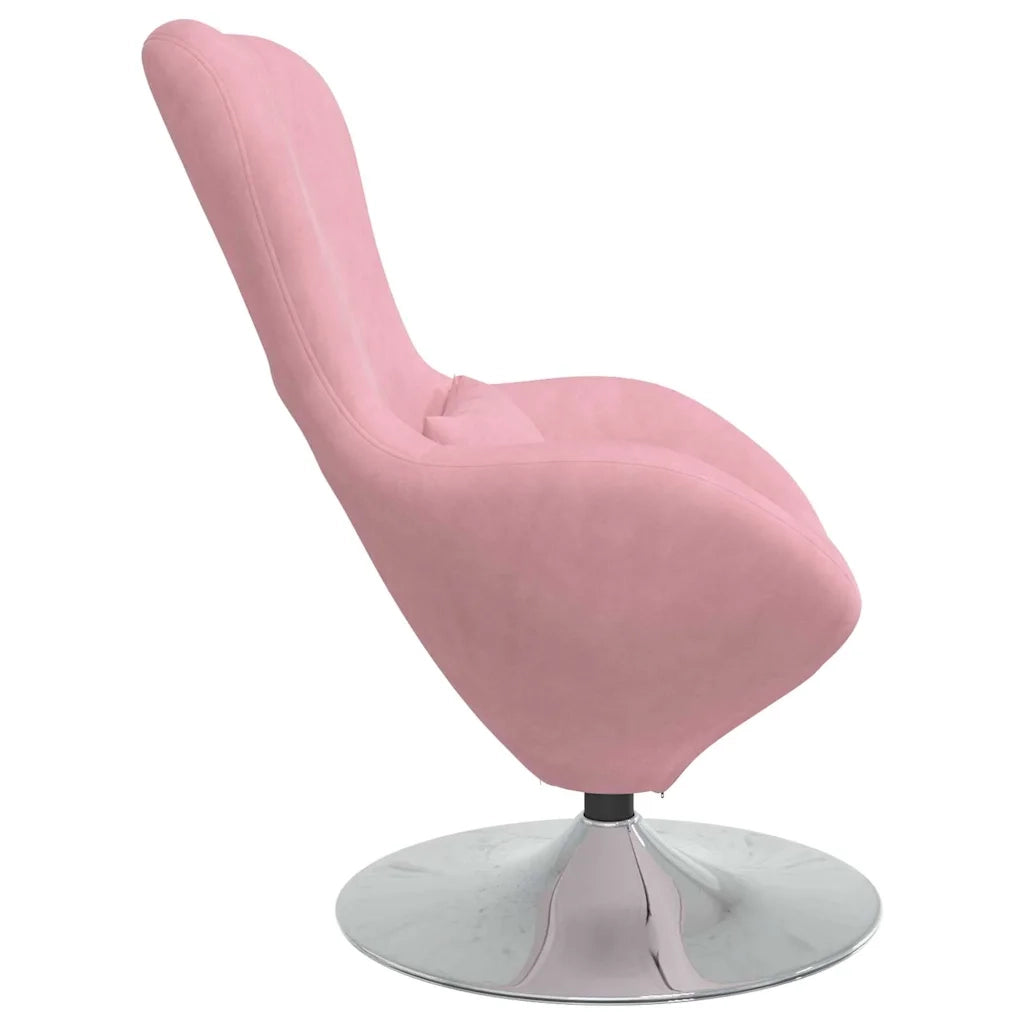 Divano Sedia-Poltrona uovo Rosa Velluto