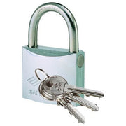 Cisa 26022 Marine Lucchetto Ottone Cromato Arco Acciaio Inox 50 mm Doppia Chiusura colore Cromato
