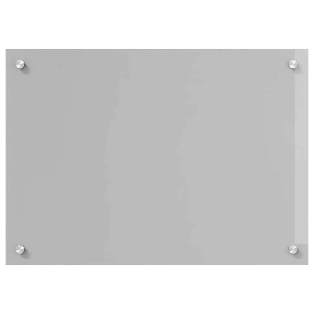 Schienale da cucina Grigio chiaro 70 x 50 cm vetro temperato 42001227