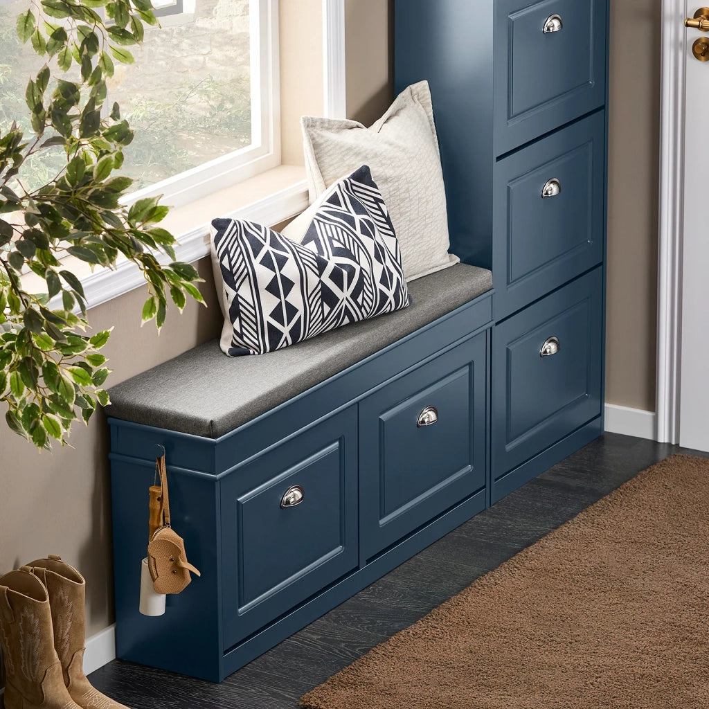 Scarpiera salvaspazio Slim, portascarpe salvaspazio Regolabili Blu L104*P24*A52 cm FSR64-W