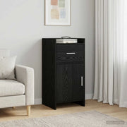Credenza Rovere Nero 40 x 36 x 80 cm Legno ingegnerizzato 8011084