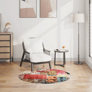 Tappeto Lavabile Patchwork φ120 cm Multicolore 337969