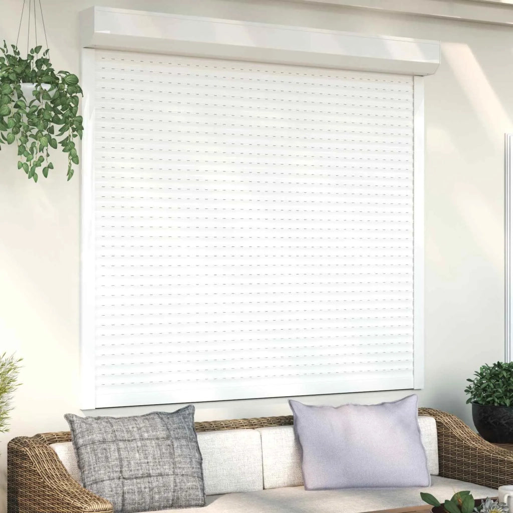 Persiana a rullo Bianco 160 x 150 cm Alluminio e poliuretano 42047062