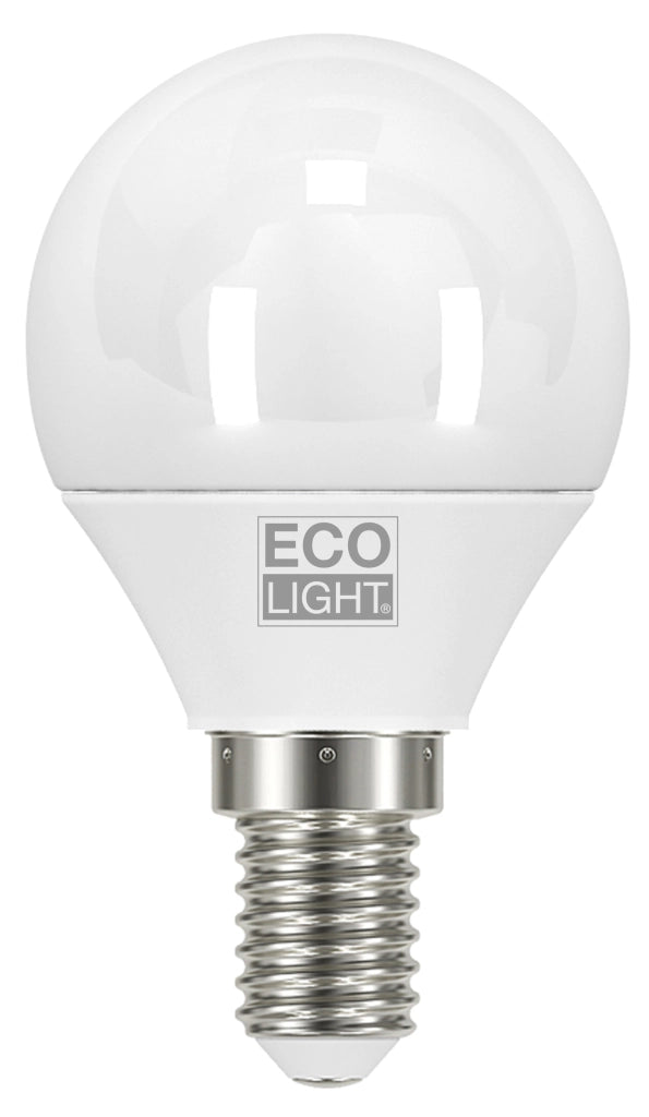 Ecolight LAMPADA A LED MINI GLOBO E14 luce calda 3 W 10.00 pz
