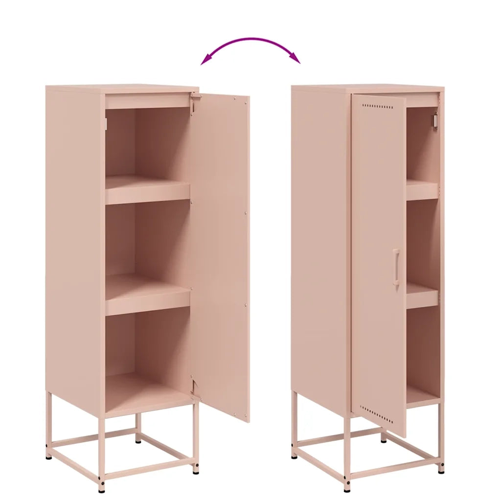 Credenza Rosa 36x39x123 cm in Acciaio 846525