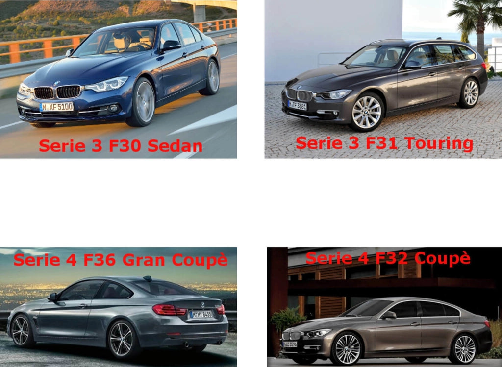 RIGUM900248 , BMW Serie 3 F30 Berlina dal 2012-03/2019, Serie 3 F31 Touring dal 2012-03/2019, Serie 4 F32 Coupè dal 201