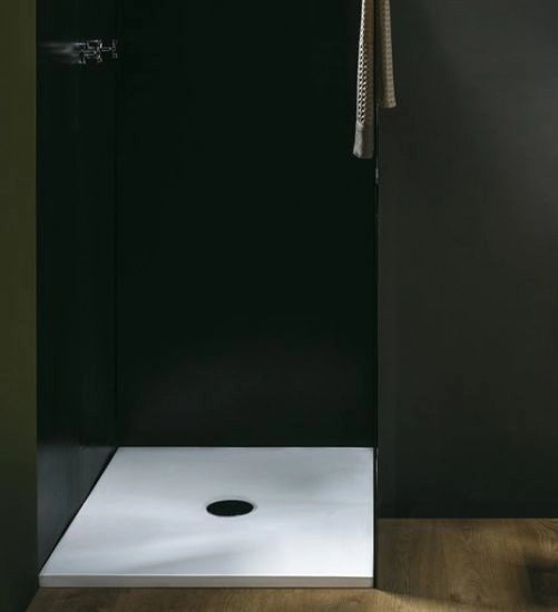 Piatto doccia in ceramica UNIKO alto 3 cm - Azzurra - Misura: 80 x 100 x 3h (Bianco Matt)