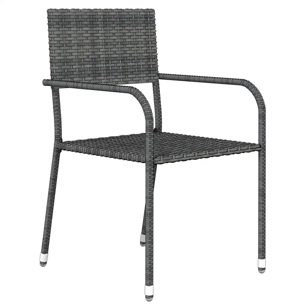 Set Mobili da Pranzo per Giardino 3 pz Grigio 3099595