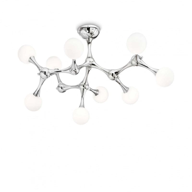 Lampada Da Soffitto Nodino Pl9 Cromo Ideal-Lux
