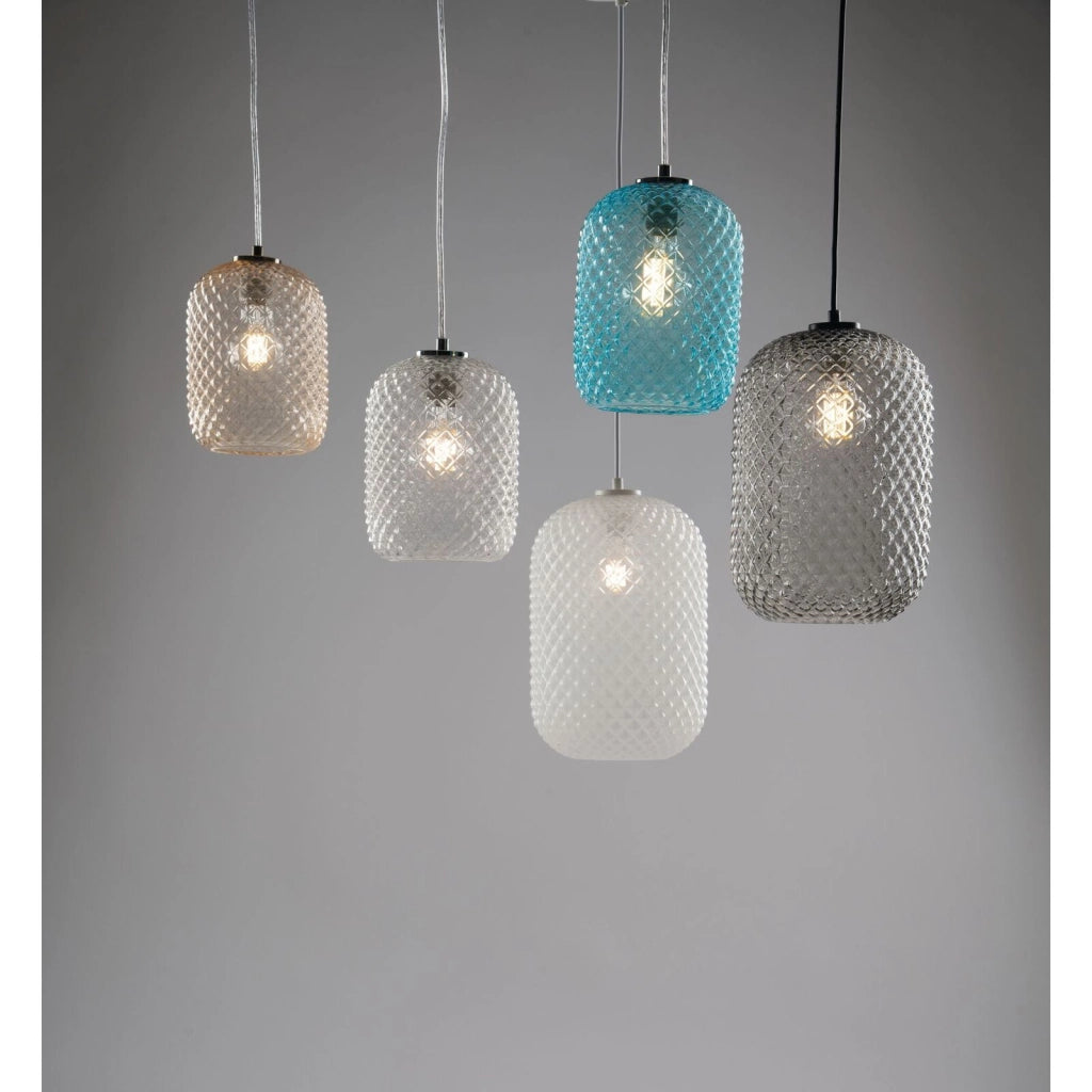 LAMPADARIO ASHFORD 1XE27 15XH150CM AMBRA.