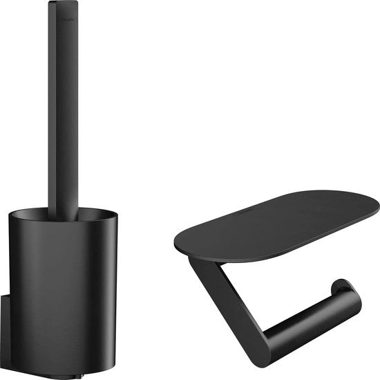 Set di accessori per il water - Nero - Set da 2 - Kunststoff duraturo