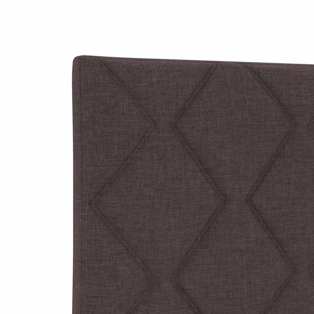 Letto box spring con materasso Marrone Scuro 90 x 190 cm 3450856