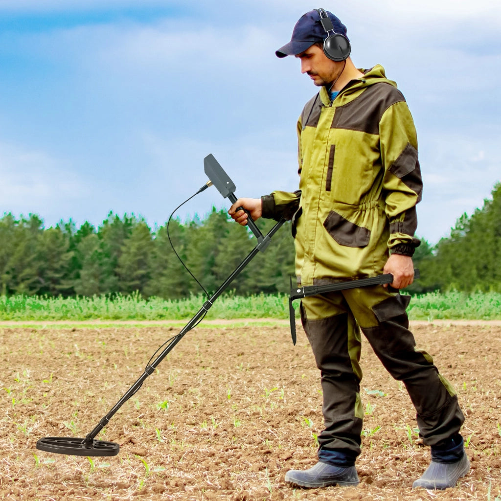 Metal Detector Professionale ¨C zephmum ¨C Impermeabile IP68, Display LCD Retroilluminato, 5 Modalit¨¤