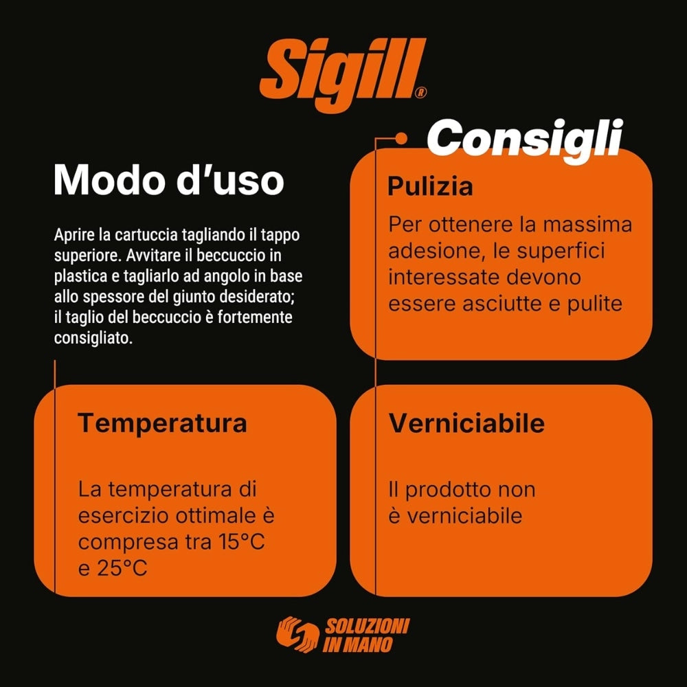 sigill silcoflex 450 sigillante monocomponente resistente alle muffe 280 ml *** colore- trasparente , confezione 1