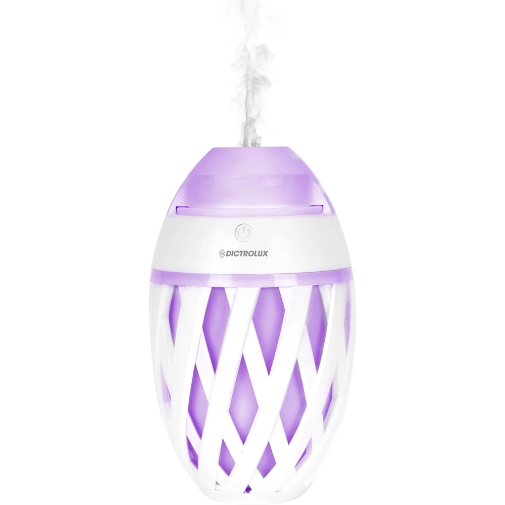 Trade Shop - Diffusore Di Essenze Profumate A Ultrasuoni 7 Luci Led Usb ø11cm H18cm Per Cromoterapia -