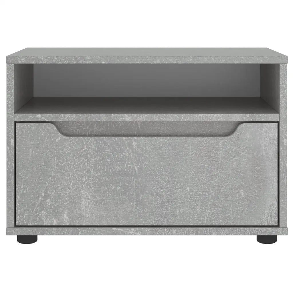 Mobile TV-Credenza per TV-Console TV VISNES Grigio Cemento 60x40x38 cm Legno Multistrato
