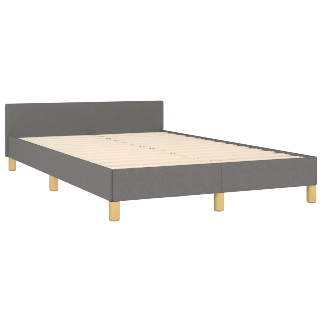 Giroletto senza Materasso Grigio Scuro 120x200 cm Tessuto 3124880