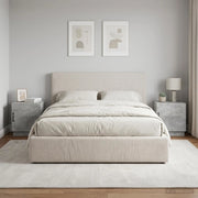 Comodino 2 pcs Grigio Concretè 43 x 34,5 x 47 cm 895262