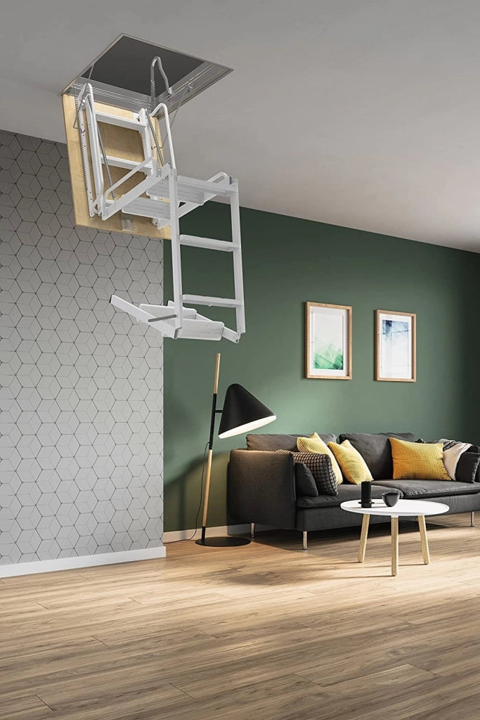 SCALA RETRATTILE PER SOFFITTA 70X130 H300 IN ACCIAIO SCARI 4PZ