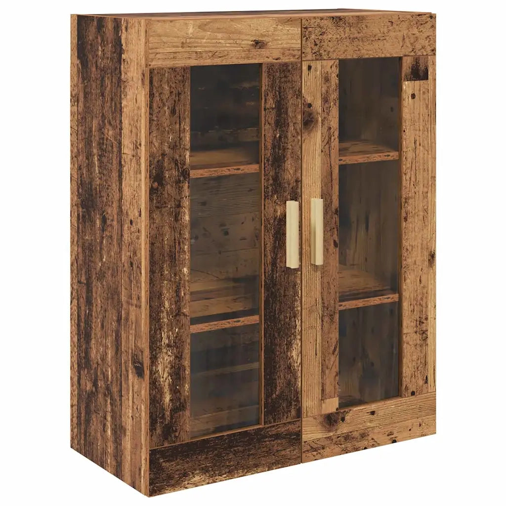 Credenza | Madia | Buffet da pranzo | Armadio da pranzo Legno vecchio 69,5 x 34 x 180 cm Legno multistrato