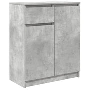 Credenza | Madia | Buffet da pranzo | Armadio da pranzo con Cassetto Grigio Cemento 71x35x84 cm in Truciolato