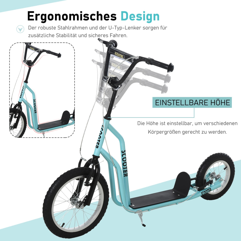 Monopattino per Bambini con Manubrio Regolabile e Freni ¨C Minimal ¨C Blu 16'