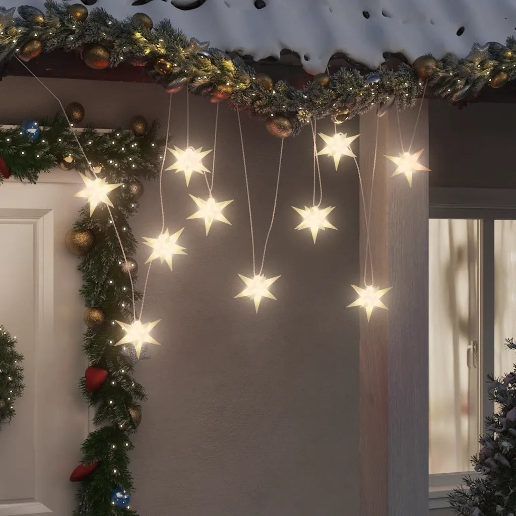 Luci di Natale 10 LED Bianche 10 cm 356203