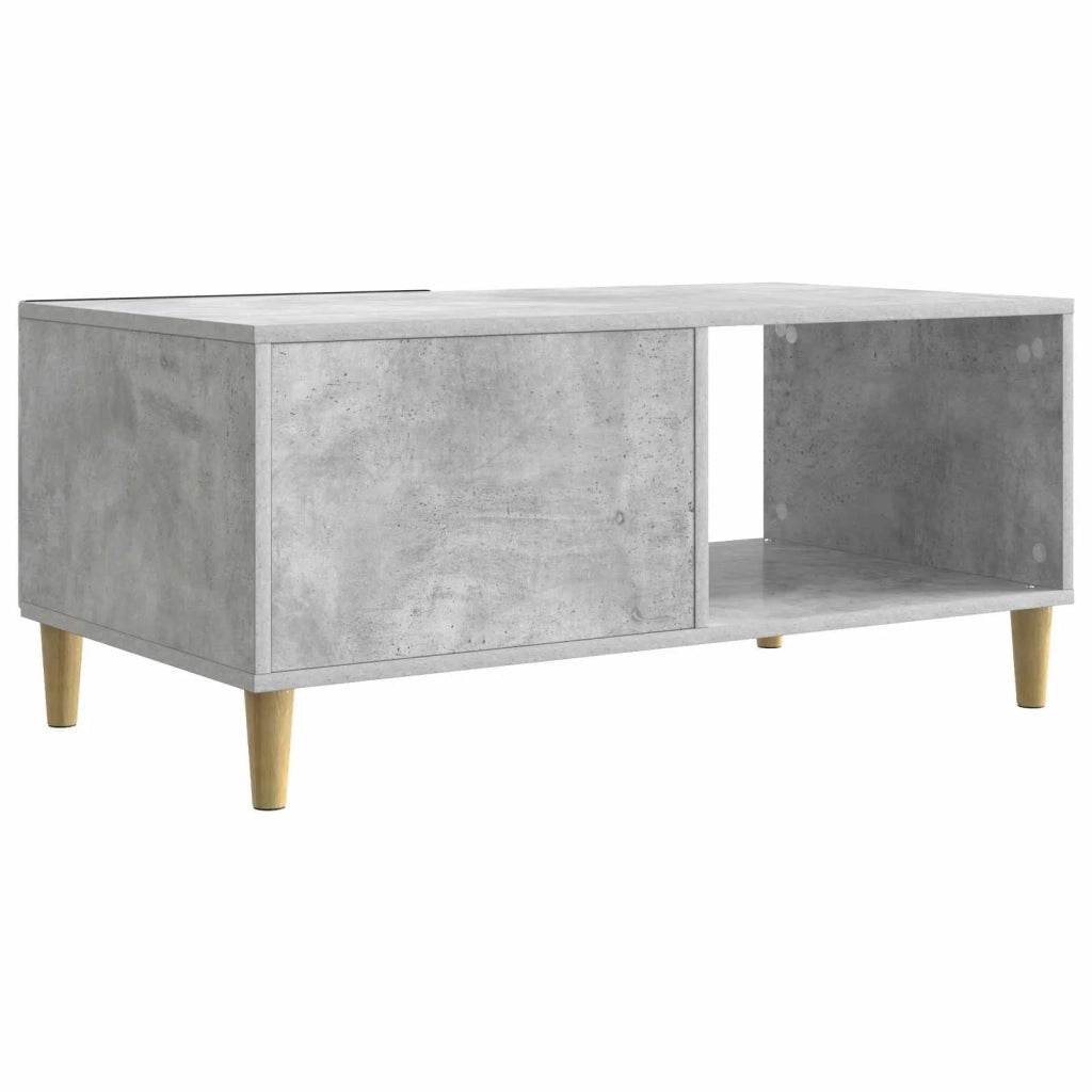 Tavolino da salotto | Tavolino da caff¨¨ | Tavolino da Soggiorno Grigio Cemento 90 x 50 x 40 cm