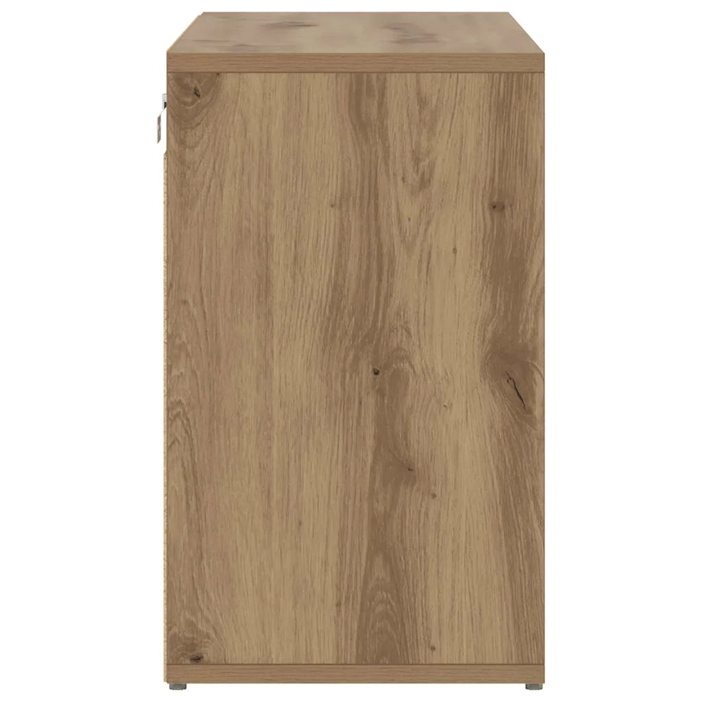 Mobile per scarpe-Scarpiera Rovere artigianale 77,5 x 30 x 51 cm