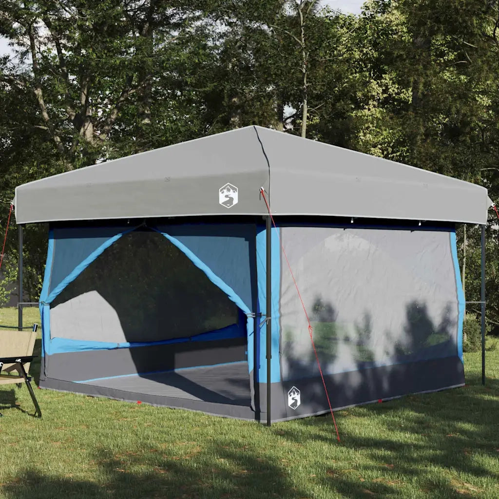 Tenda interna per 7 persone Blu e Grigio 300 x 300 x 250 cm 42004063