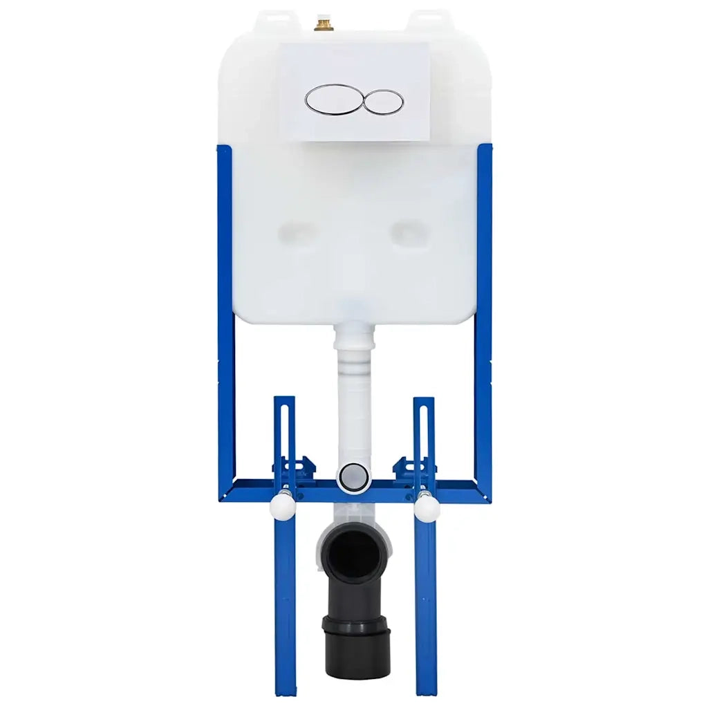 Telaio del Cistern Bianco 50 x 8 x 131 cm Acciaio 4106575