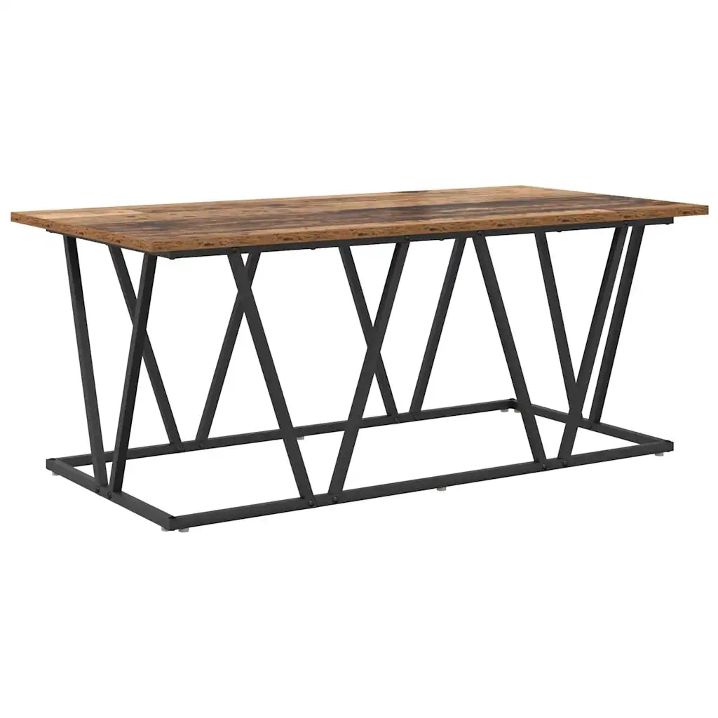 Tavolino da Salotto-Tavolino da soggiorno-Tavolo Legno vecchio 100 x 50 x 40 cm