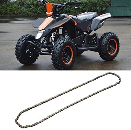 Motocicletta Cinghia - 25H 158 Links - Alta Qualità di Sostituzione - Compatta - Duratura - Adatta per Motocicletta Mini Quad Scooter M...