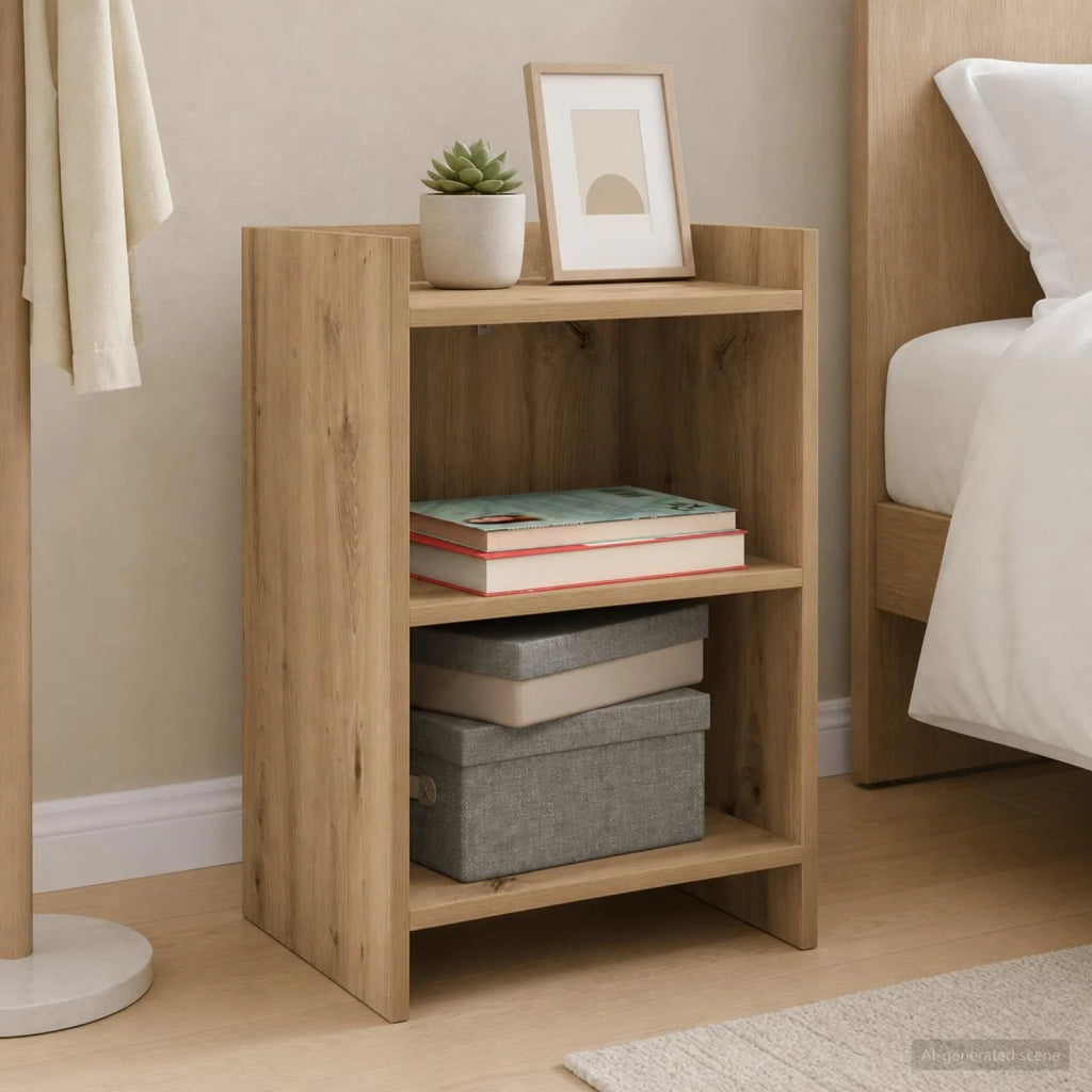 Comodini 2 pz Rovere Artigianale 40 x 30 x 60 cm 8011010