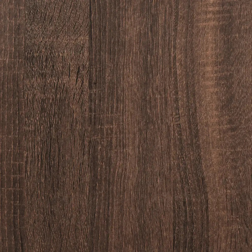 Comodino Rovere Marrone 40,5x31x60 cm in Legno Multistrato 858662