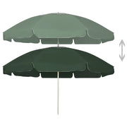 Ombrellone da Spiaggia Verde 240 cm 314713