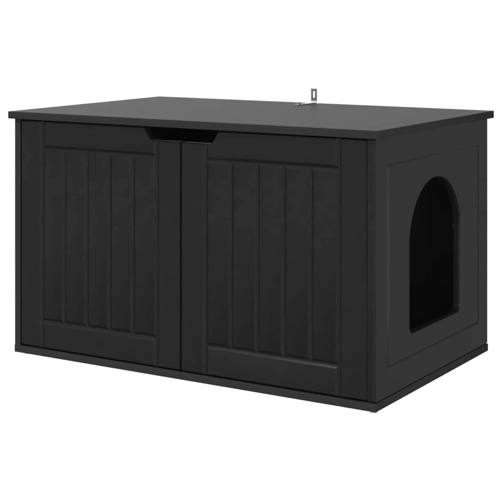 Casa per Gatti Nero 85 x 55 x 50,5 cm Legno multistrato 8000717