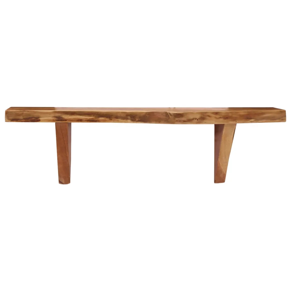 2 pz Mensole | Ripiano | Scaffale 60x20x18 cm in Legno Massello di Acacia